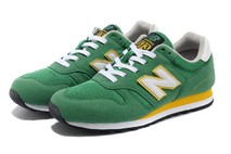 Зеленые мужские кроссовки New Balance 373 на каждый день